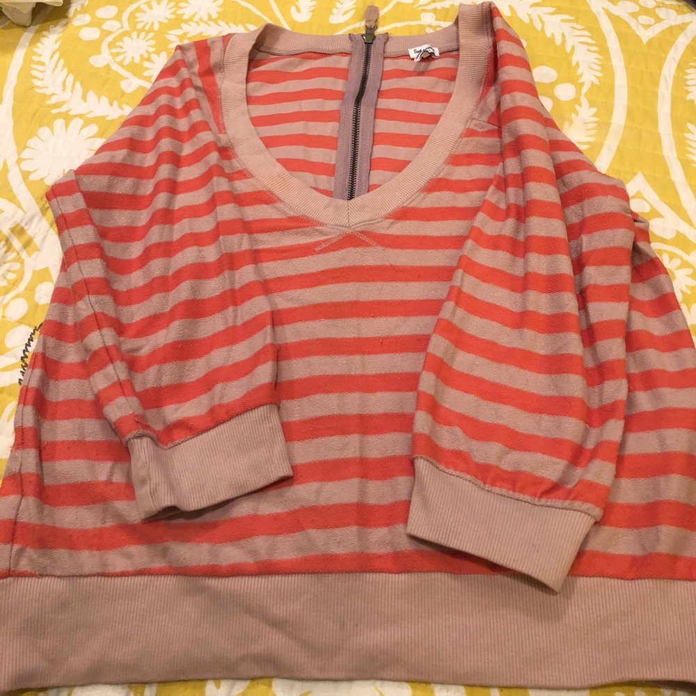 Splendid zipper top